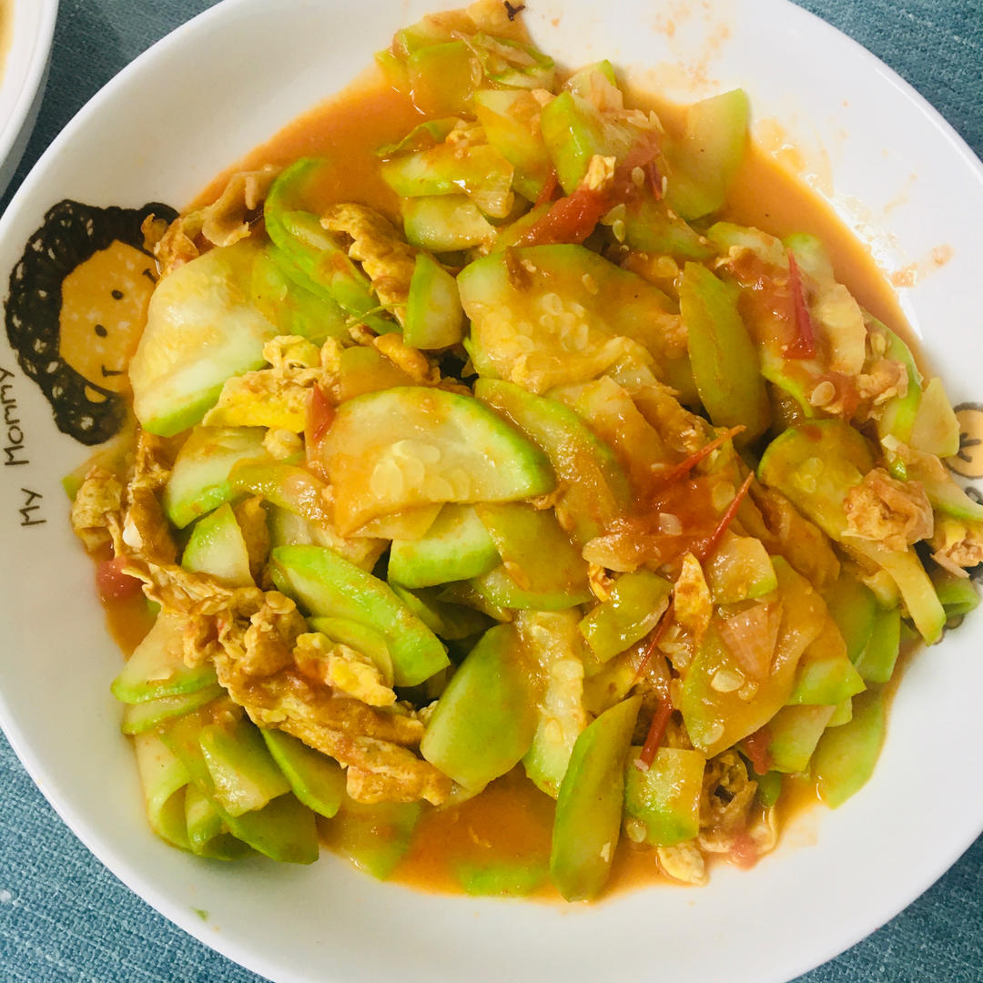 鸡蛋炒西葫芦