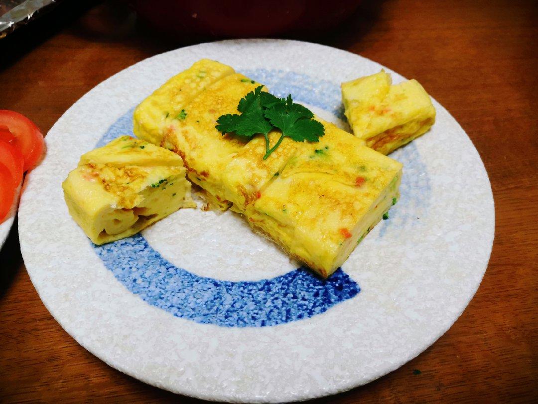 蘸汁菠菜鸡蛋糕——春季养生多吃菠菜