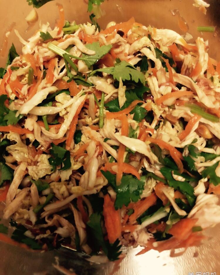 减脂健身｜凉拌手撕鸡丝（香辣&麻油版）