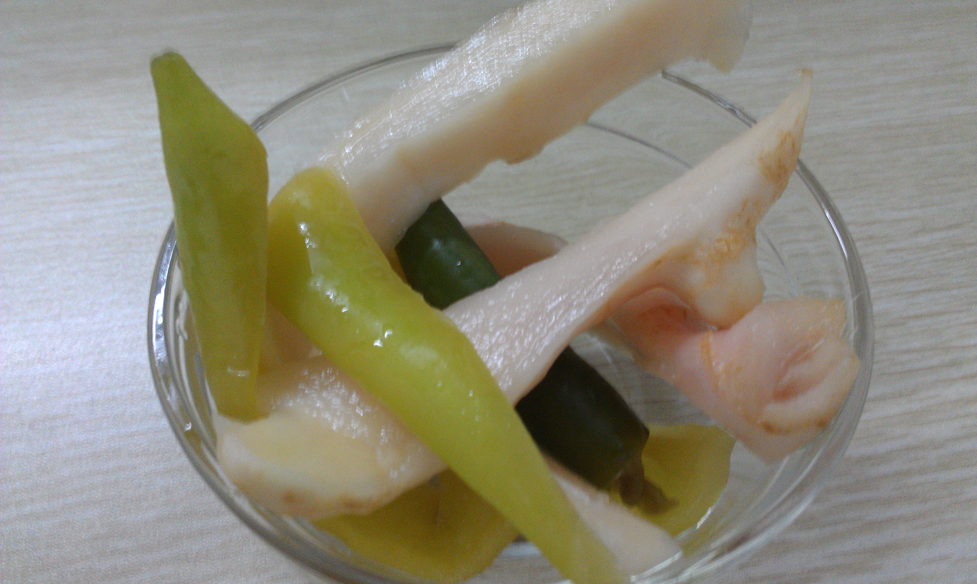 日本寿司店的泡姜