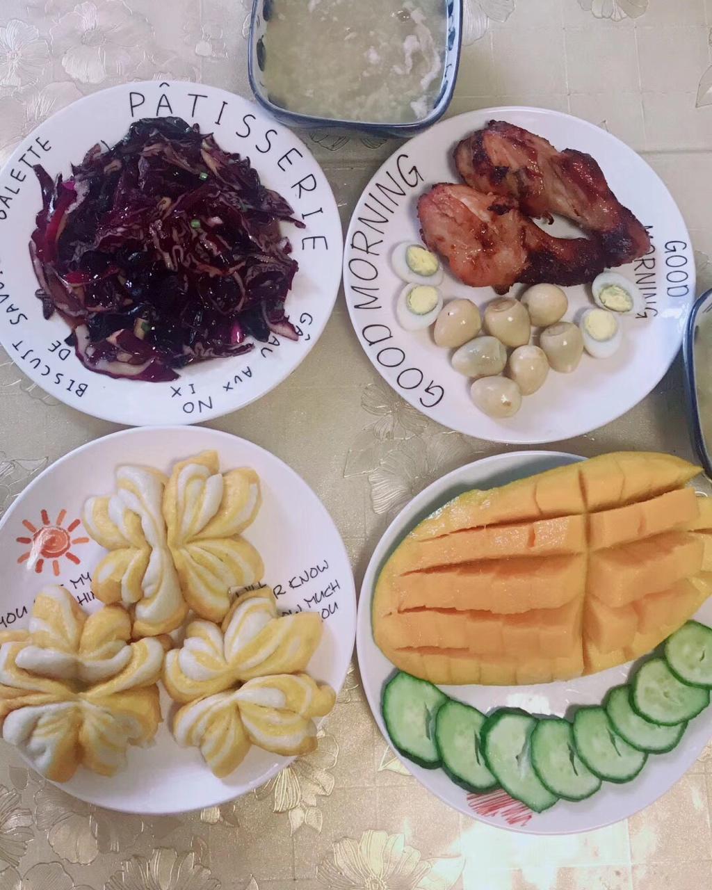 南瓜双色花卷