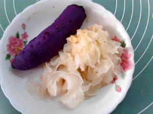 紫薯香蕉银耳露的做法 步骤4