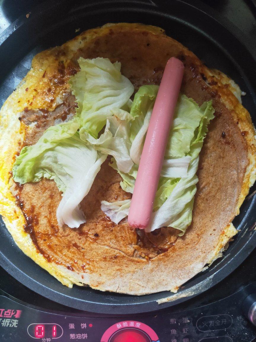 用电饼铛做美味煎饼果子