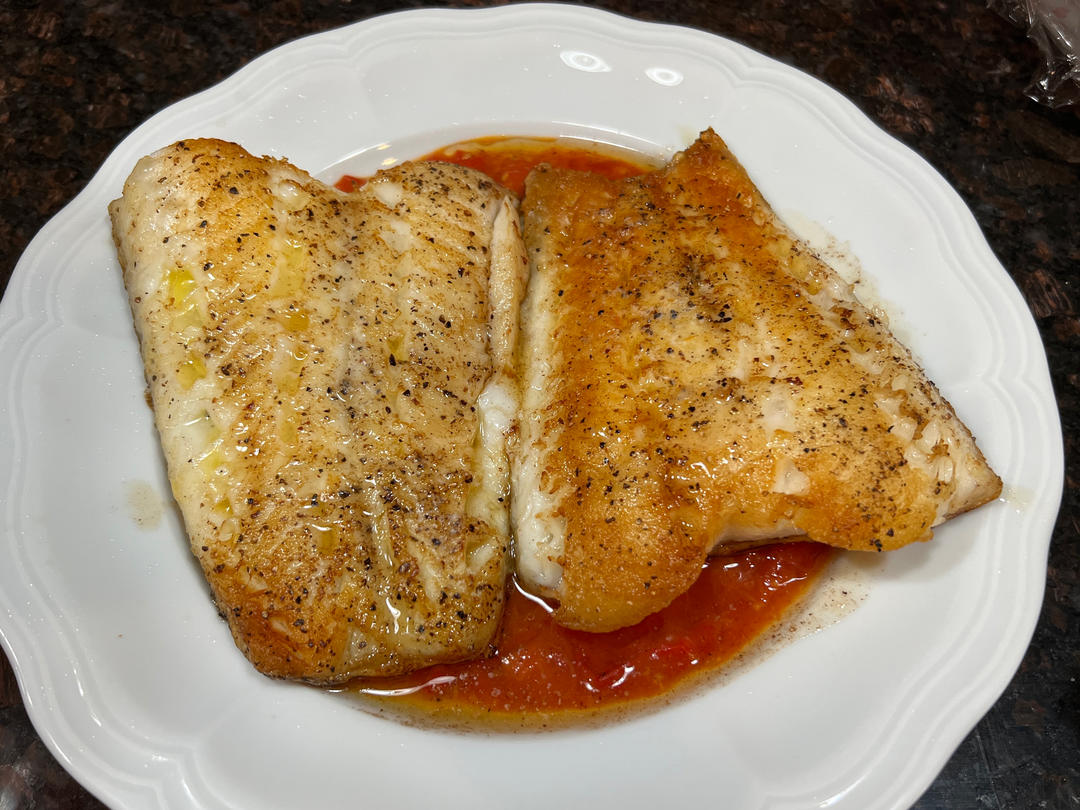 宴客绝对称赞｜香煎海鲈鱼 Sea Bass