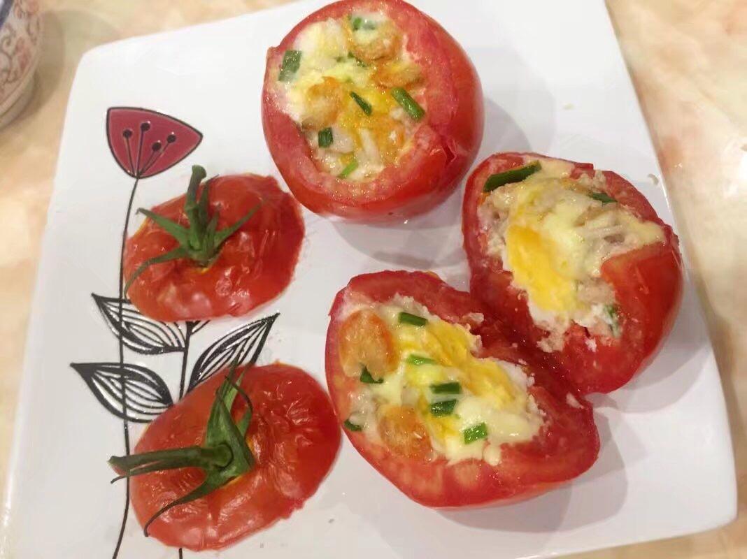 焗烤番茄鸡蛋盅