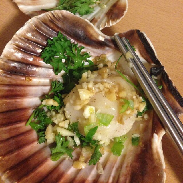 蒜蓉粉丝蒸扇贝