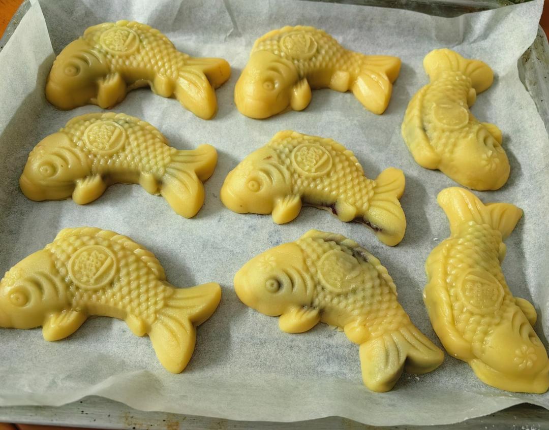 可爱小鱼公仔饼