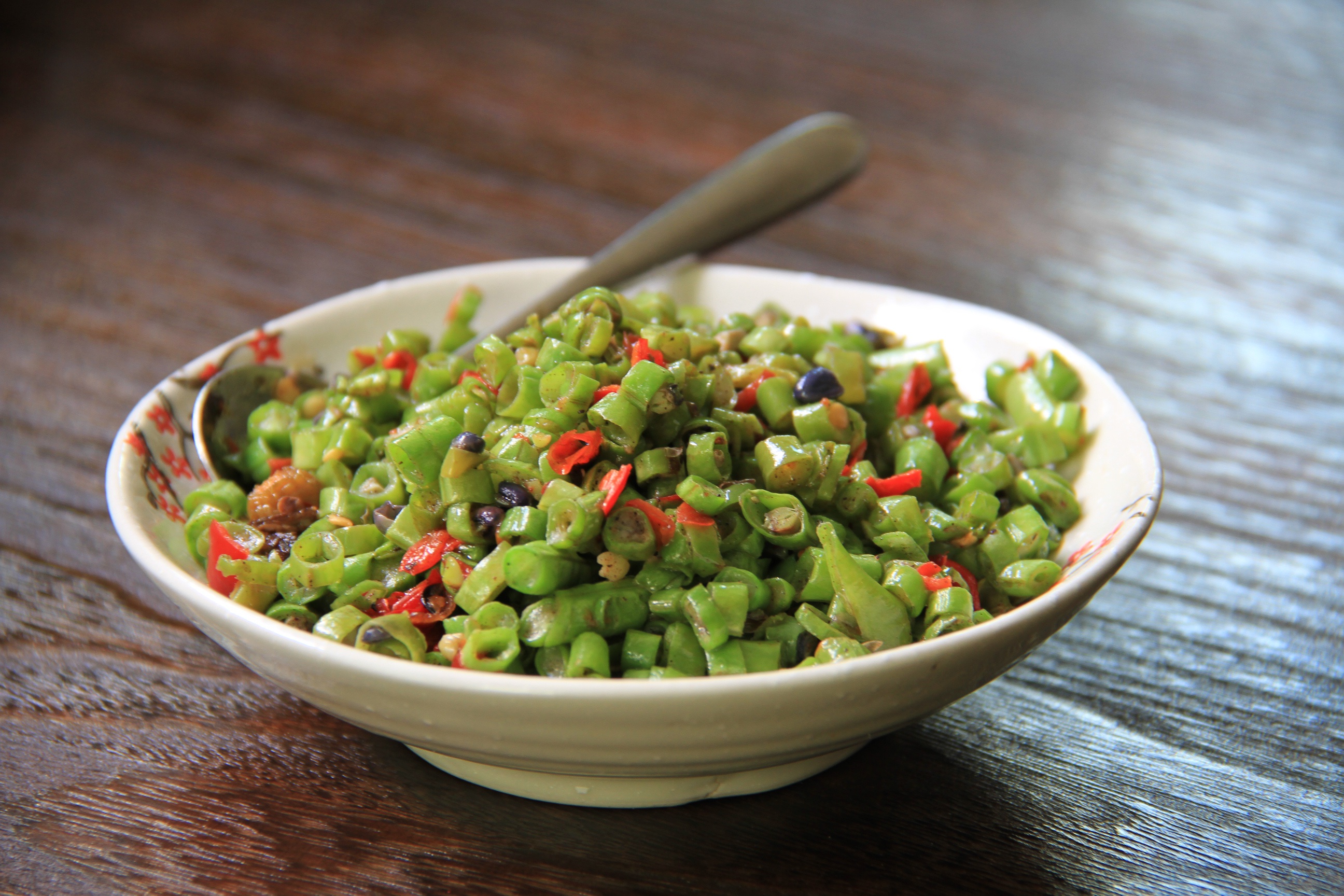 dpyoung做的肉末豇豆