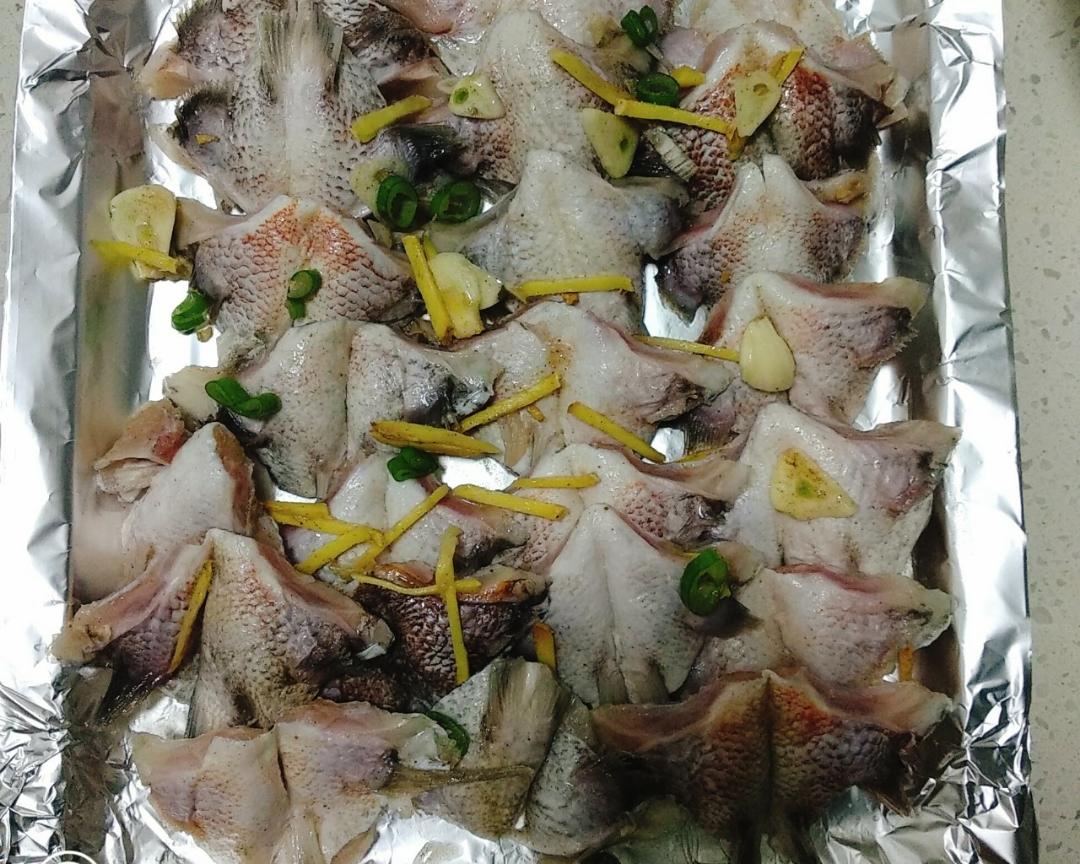 烤箱:烤鱼下巴
