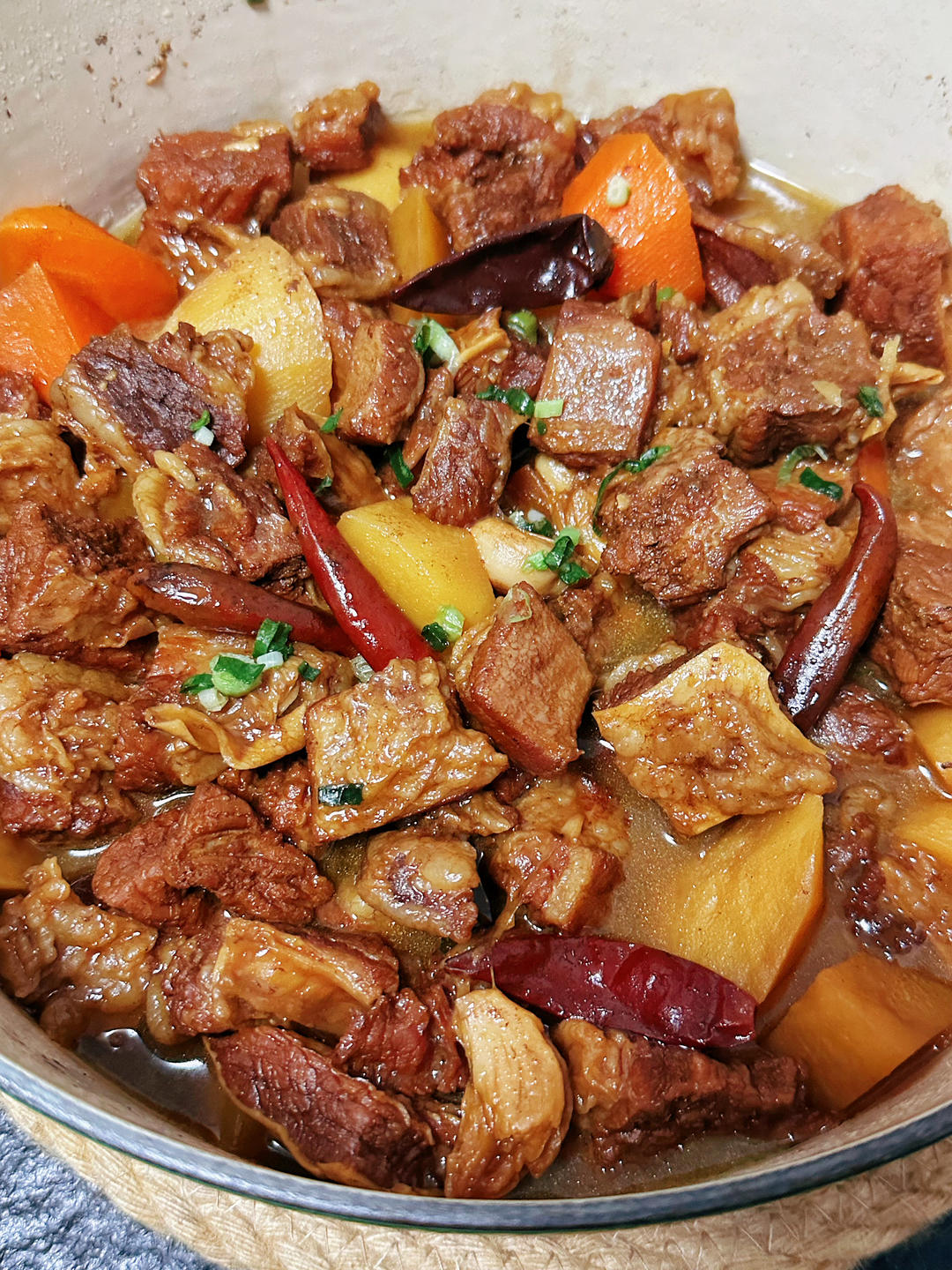 土豆炖牛肉