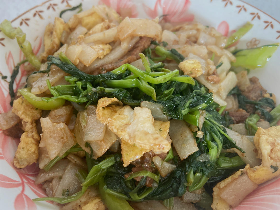 路边摊的炒河粉