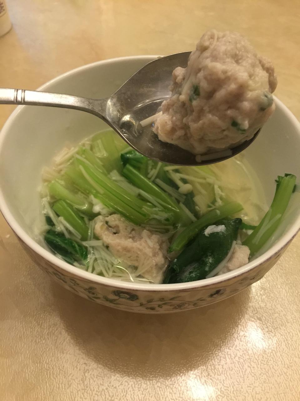 手工肉丸汤