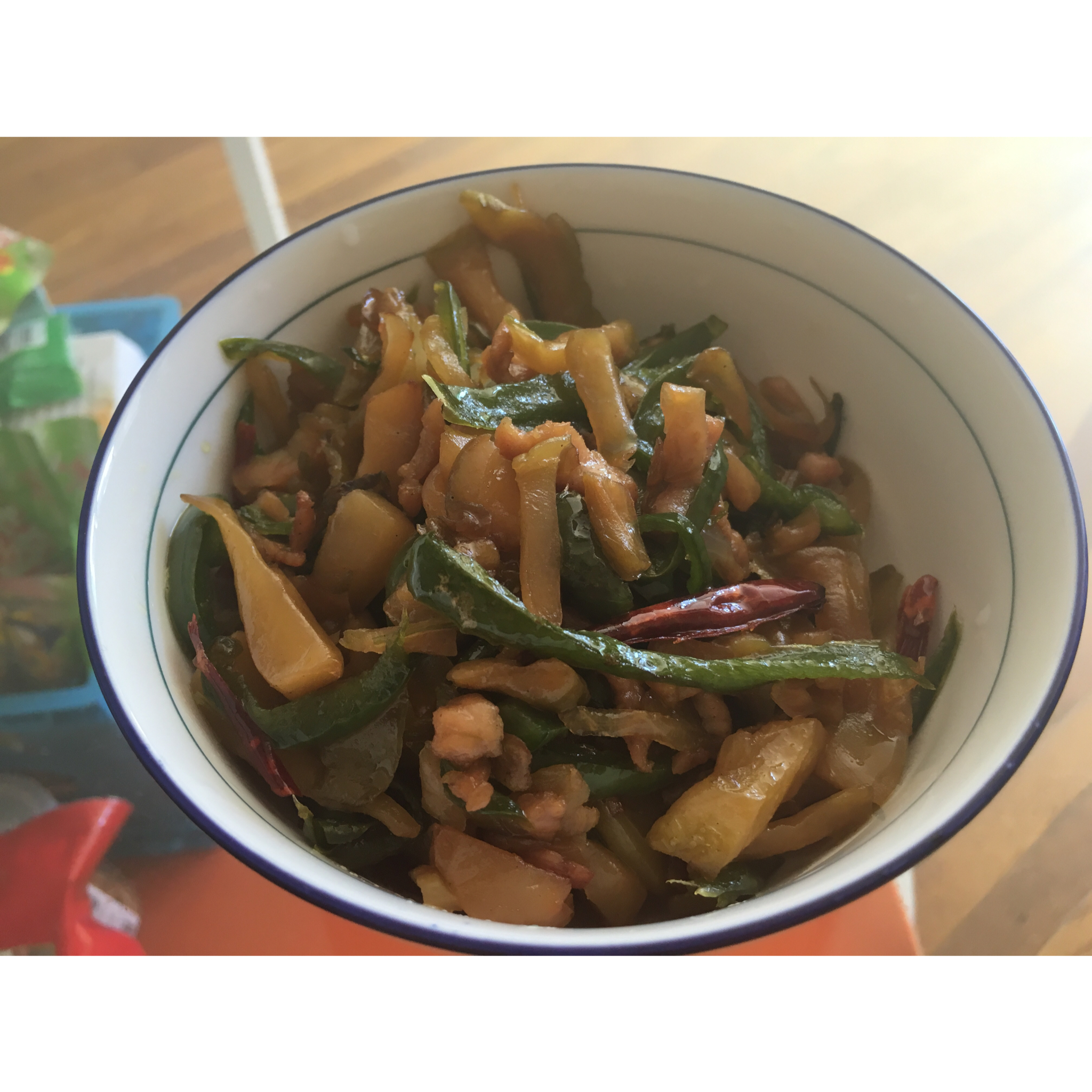 榨菜炒肉