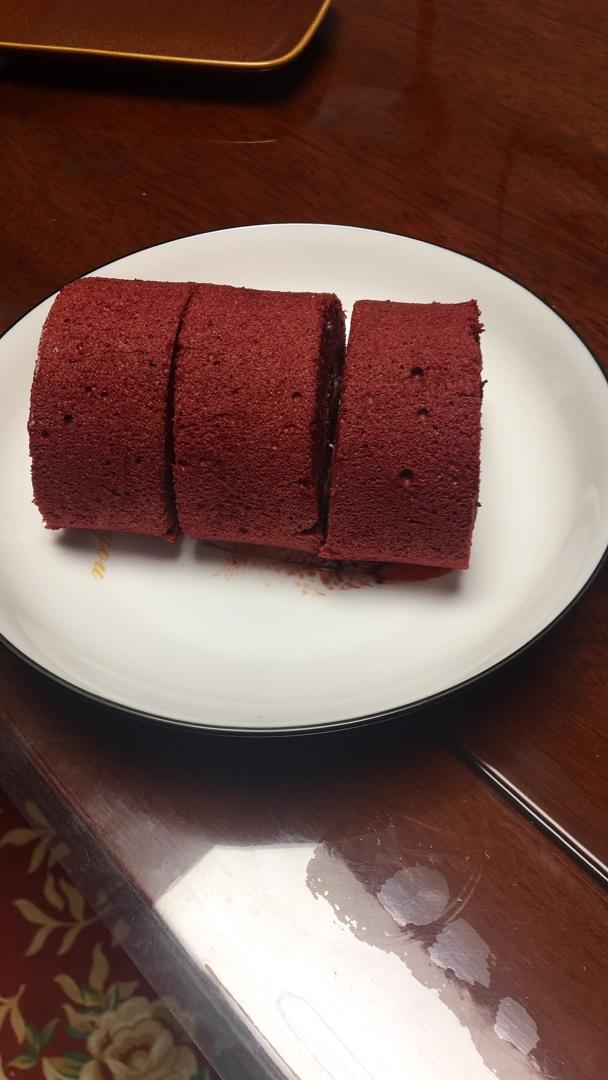 红丝绒蛋糕卷（超详细）