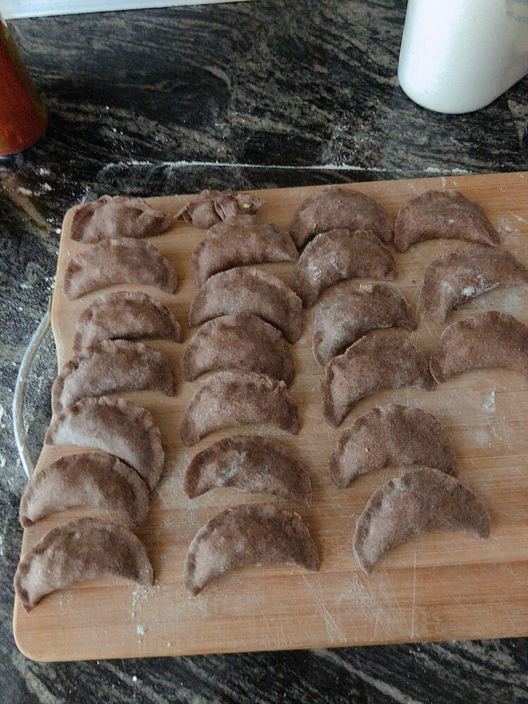 全麦饺子 自制全麦饺子皮 超好吃的全麦素饺子