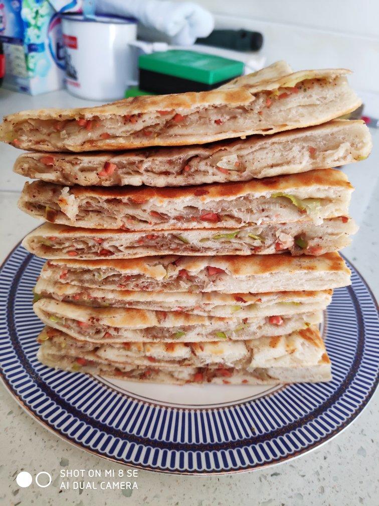 发面葱油饼