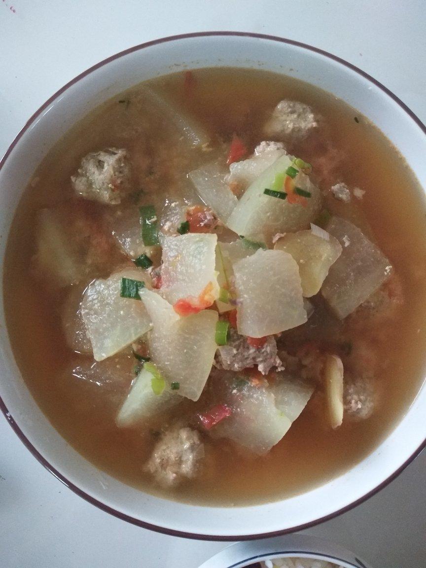 夏天不可错过的家常味--冬瓜丸子汤