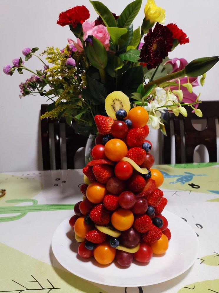 水果圣诞树