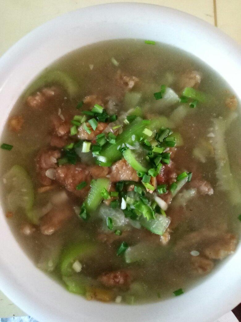 丝瓜滑肉汤