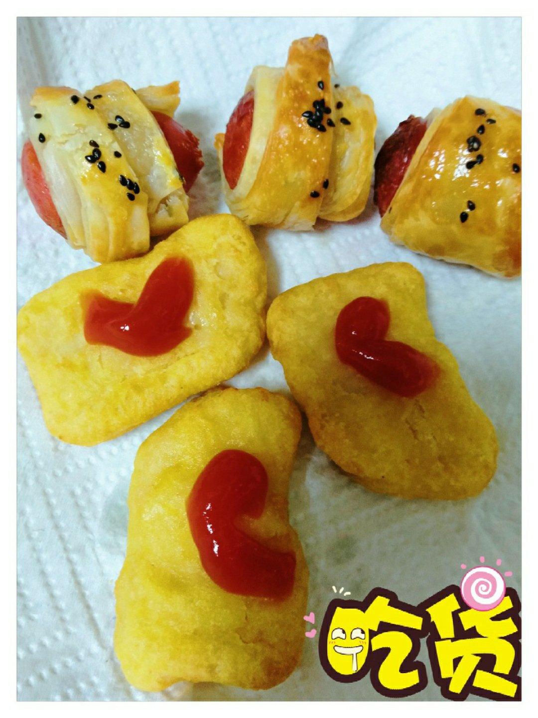 手抓饼热狗