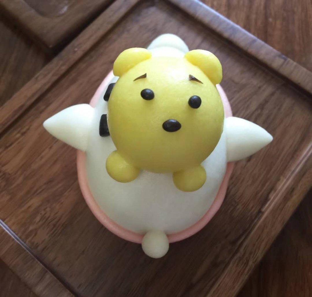 小熊飞机馒头