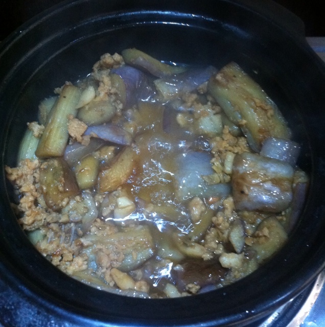 咸鱼茄子煲