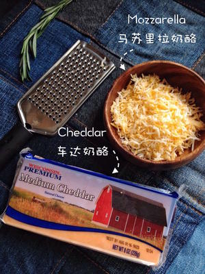 迷迭香乳酪软面包的做法 步骤2