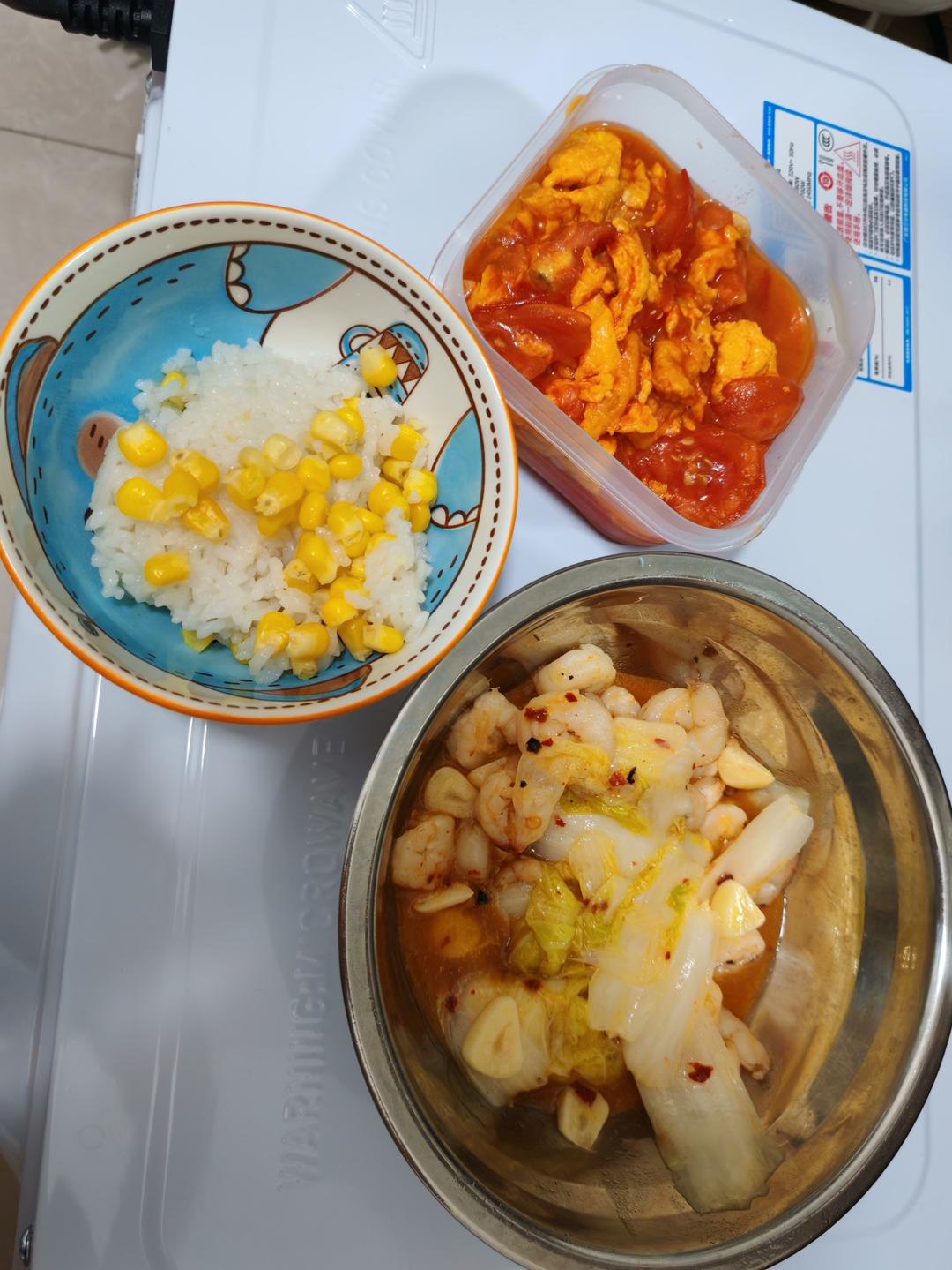 虾仁炒白菜