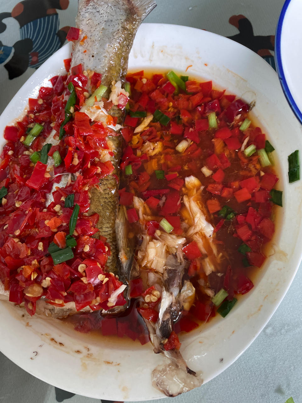 🌶️剁椒鲈鱼🐟微辣鲜香㊙️满腹❤️机