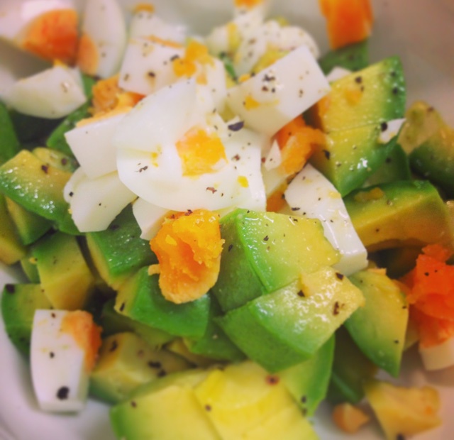 早餐之牛油果鸡蛋沙拉