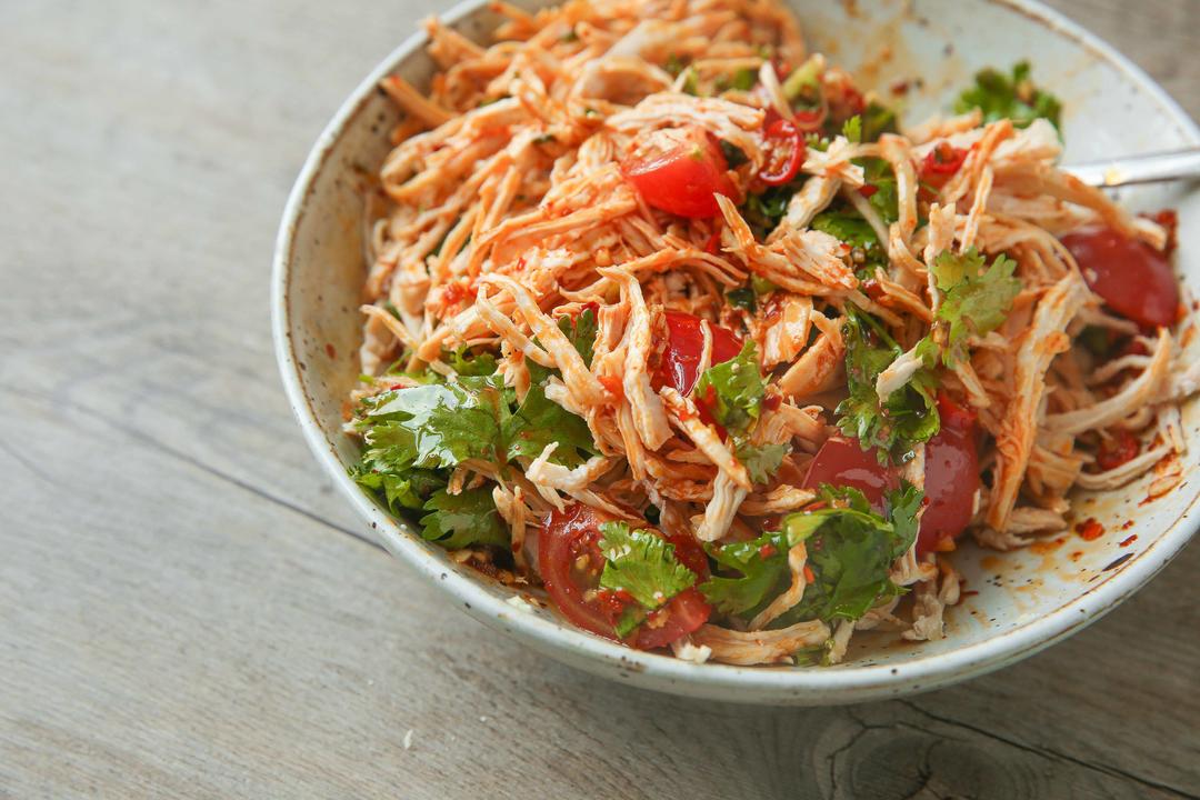 滇味红油鸡丝凉面的做法步骤图怎么做好吃