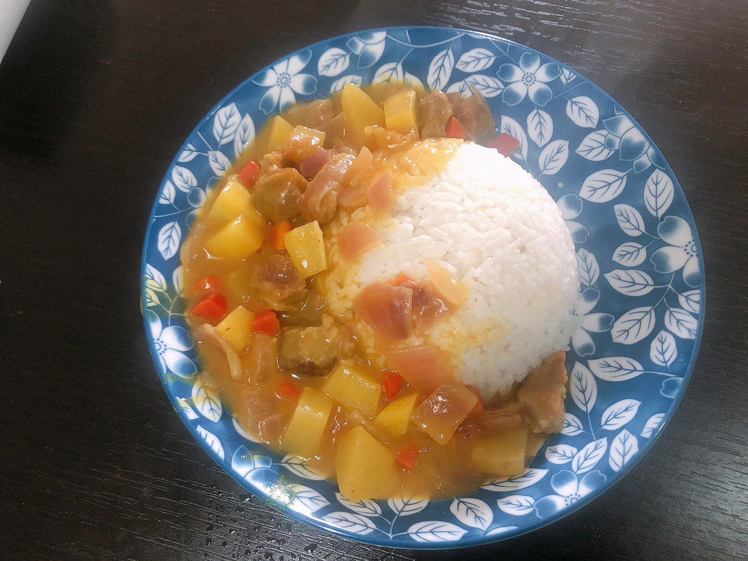 超简单—咖喱牛肉饭