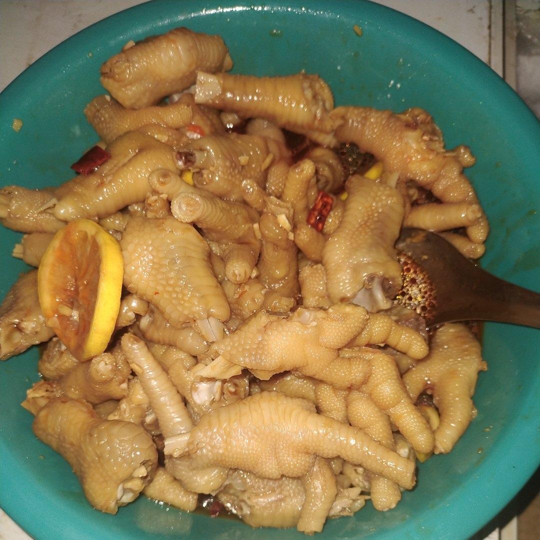 【柠檬酸辣鸡爪】自制超级无敌美味的网红鸡爪
