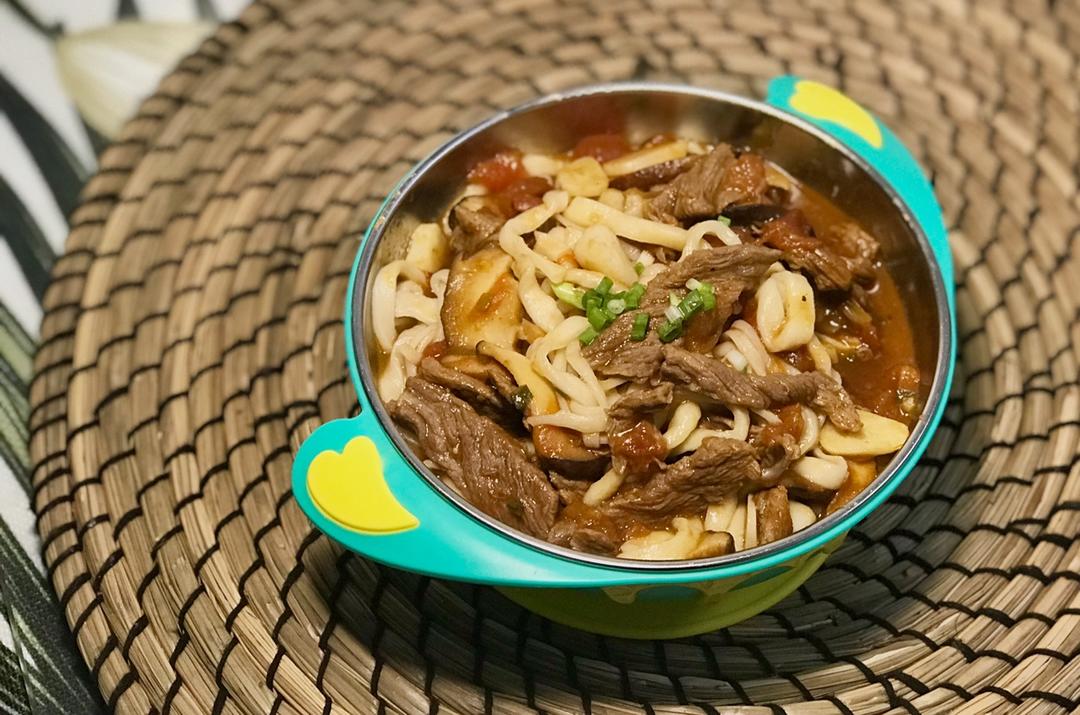 私房面浇头～～西红柿牛肉汆儿