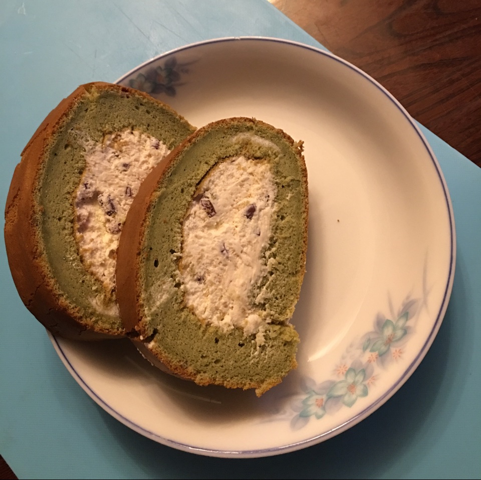【曼达小馆】居酒屋系列：抹茶蜜豆卷与抹茶鸡尾酒