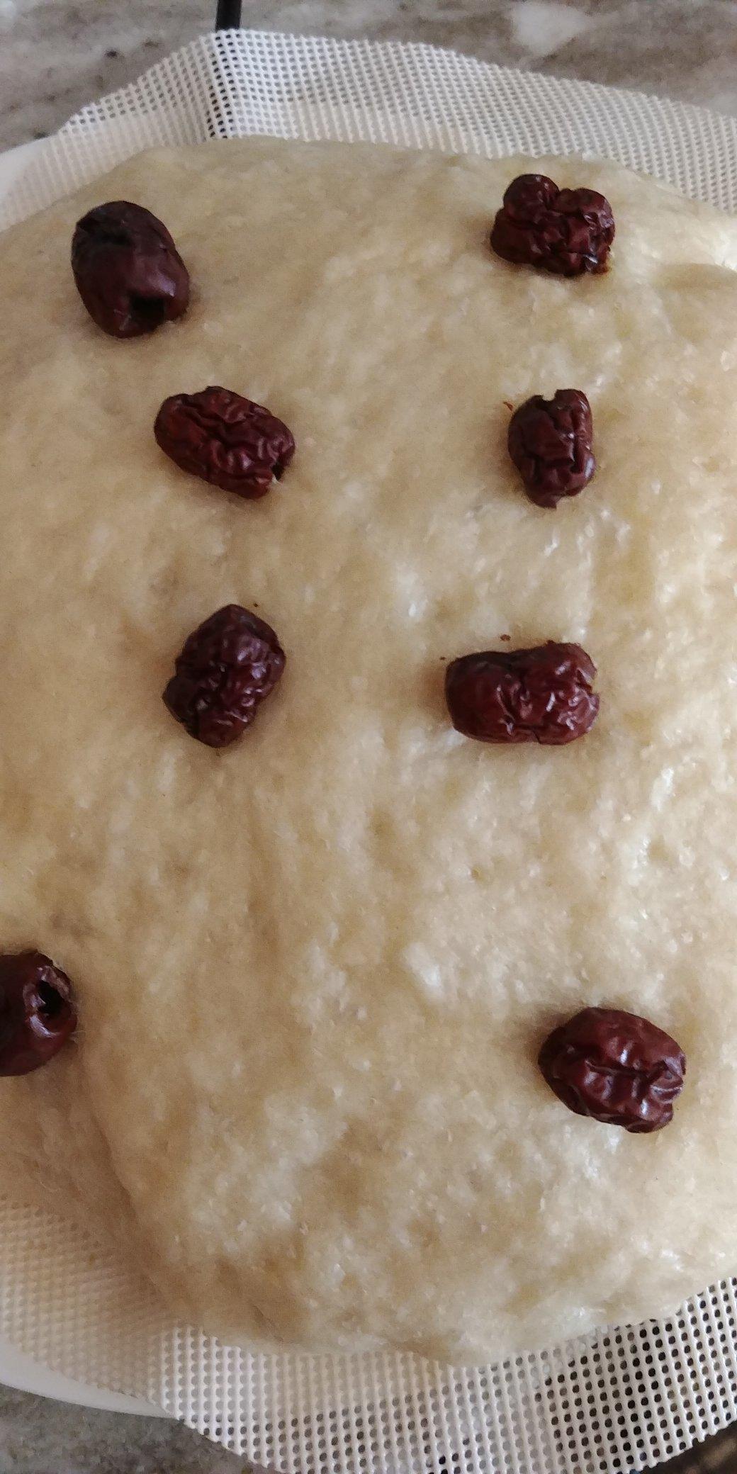 白面红枣发糕（老爸拿手面食之一）