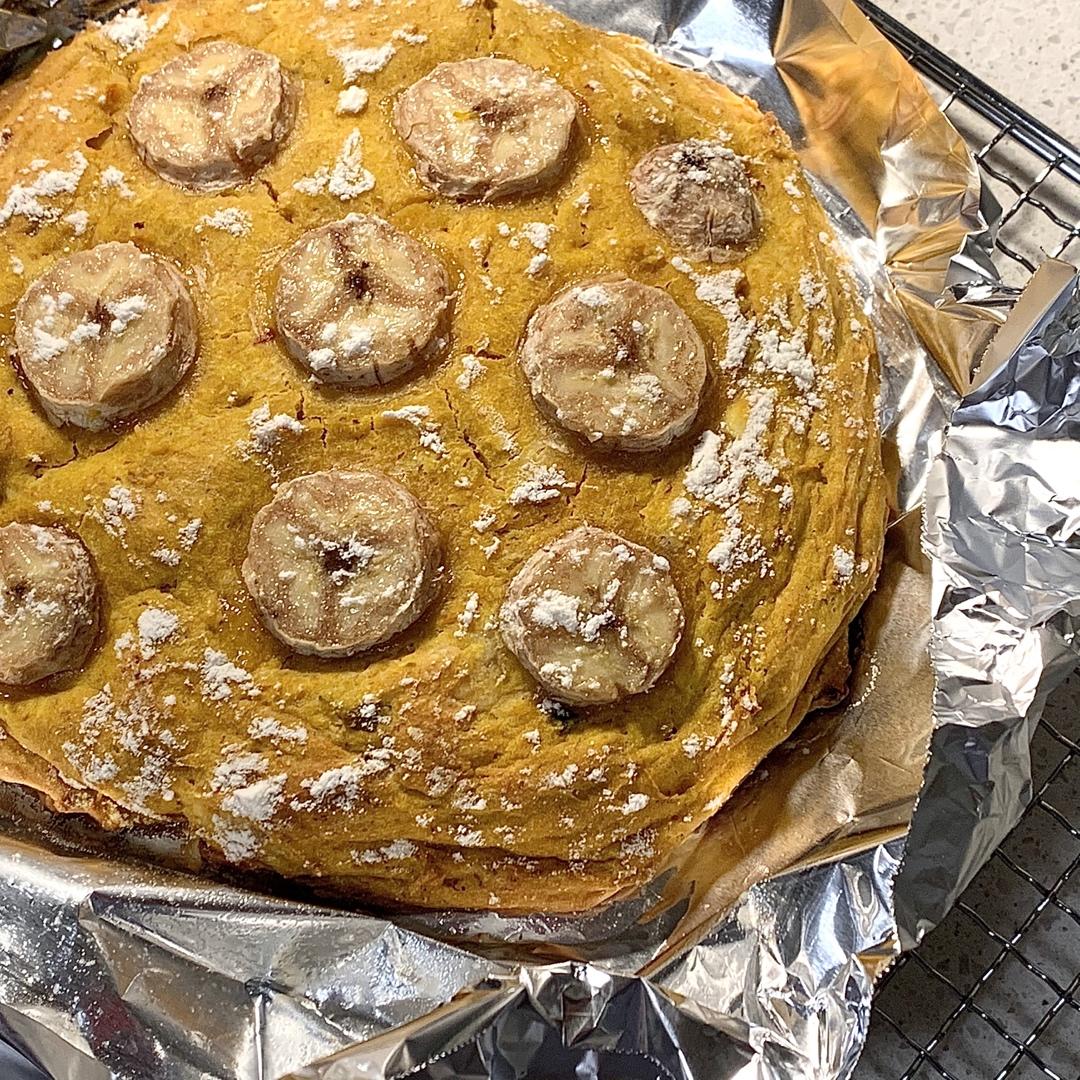 优格咸香蕉南瓜苏打面包【健康主食】