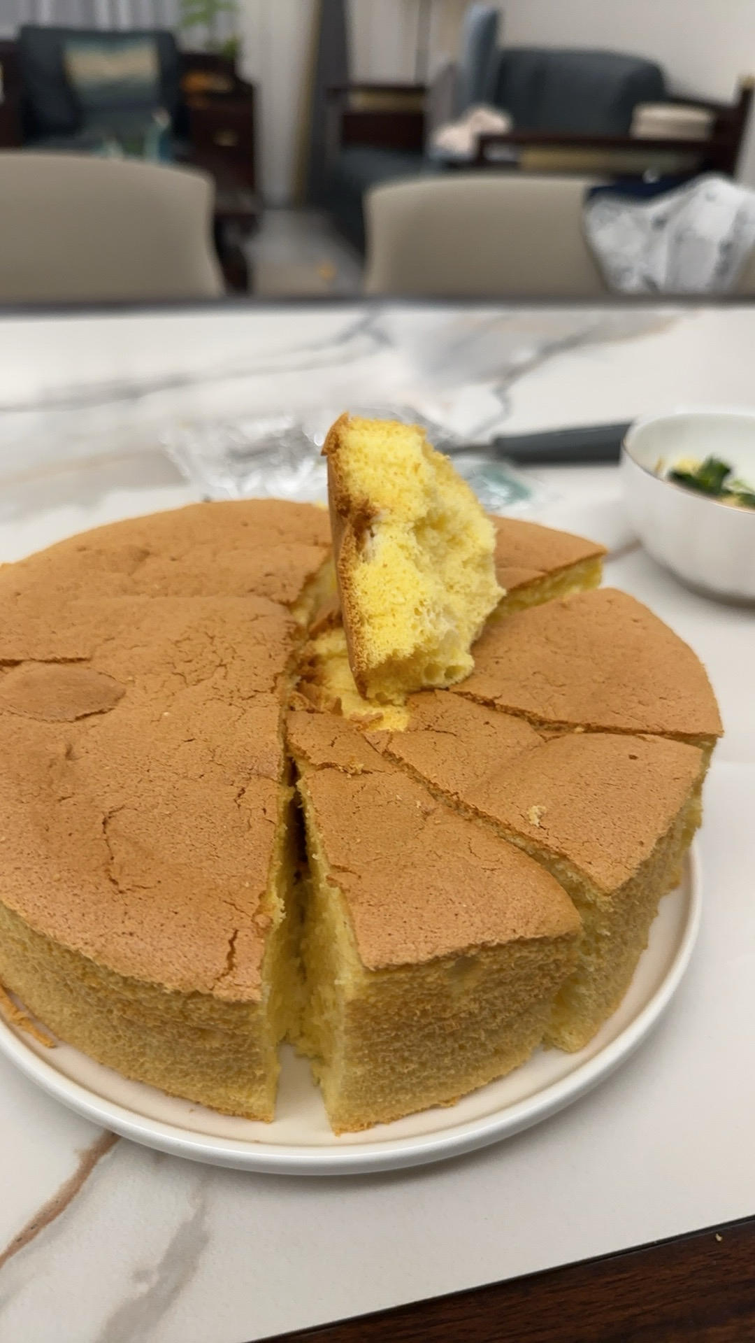 超柔软6寸戚风蛋糕(附8寸配方)零失败 超详细‼️含操作视频