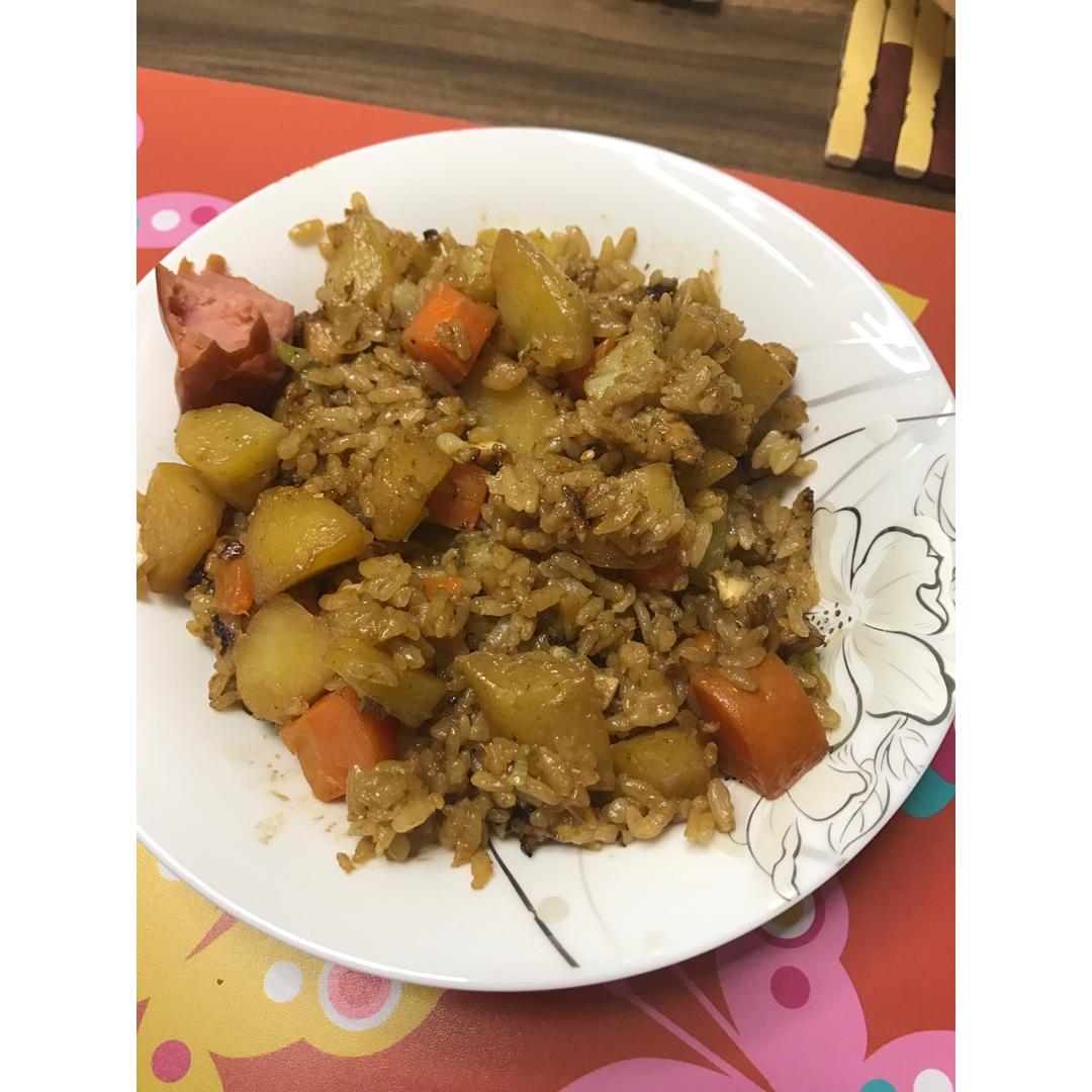 土豆焖饭（电饭锅版）