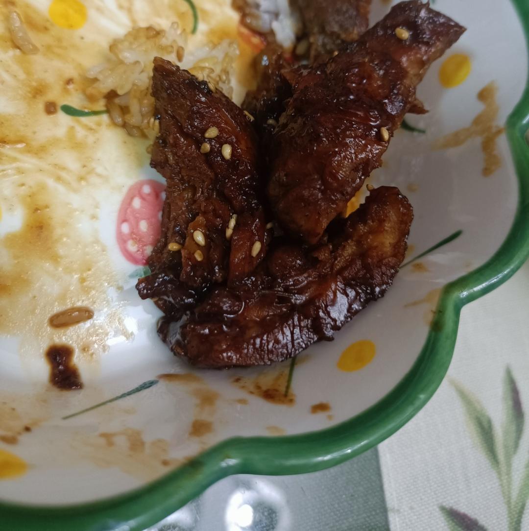 不放一滴油的照烧鸡腿饭