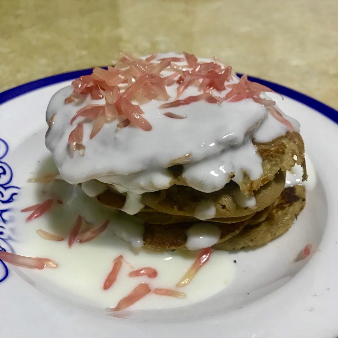 一个搅拌机搞定的燕麦香蕉松饼