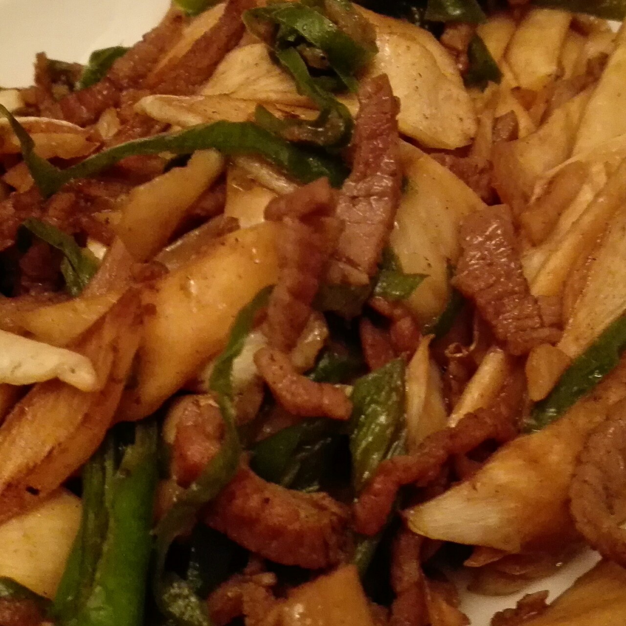 茭白肉丝