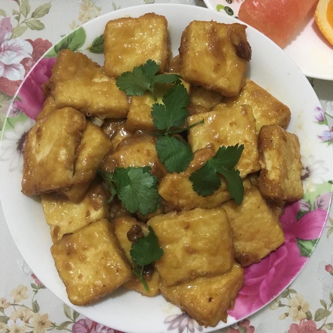 无敌好吃的香煎豆腐