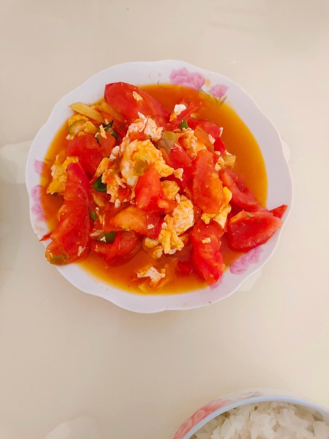 西红柿炒鸡蛋