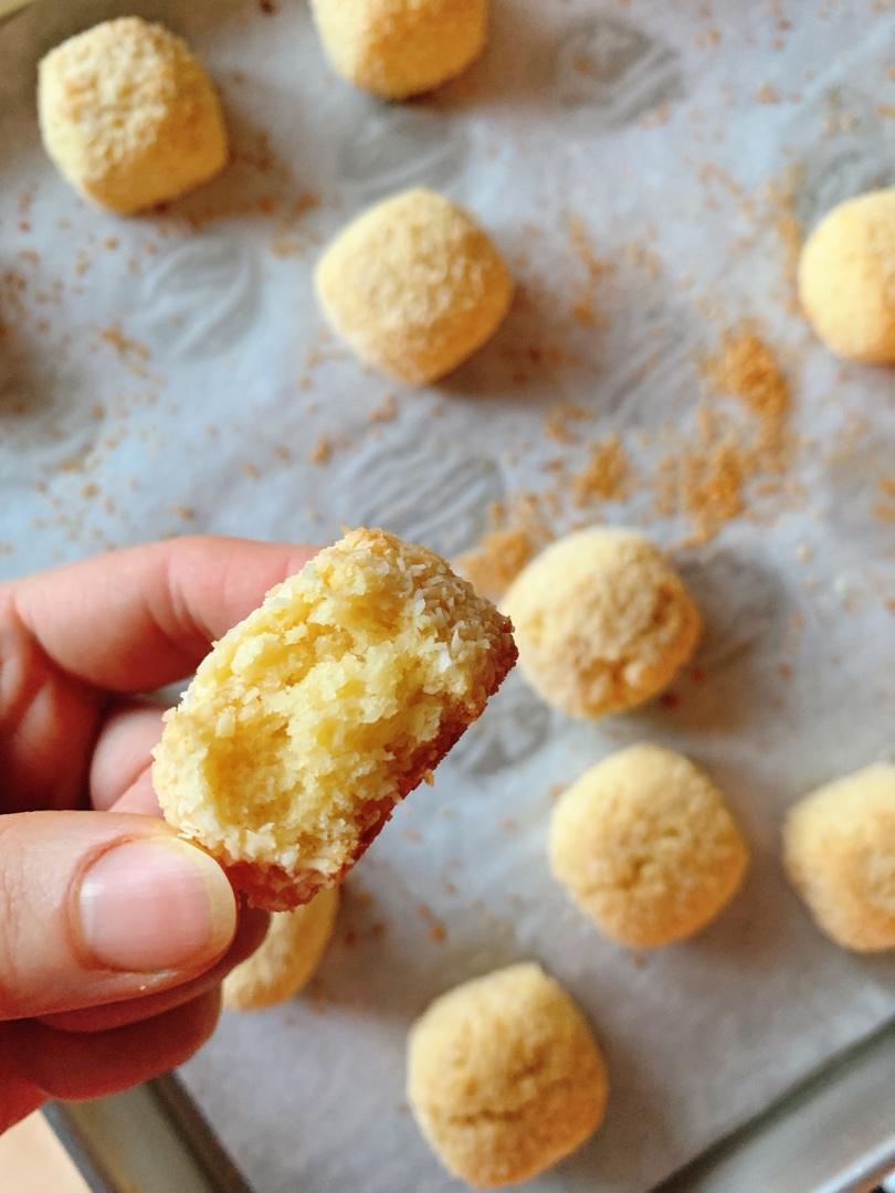 蛋黄椰丝球-君之版（减糖）附快速软化黄油方法