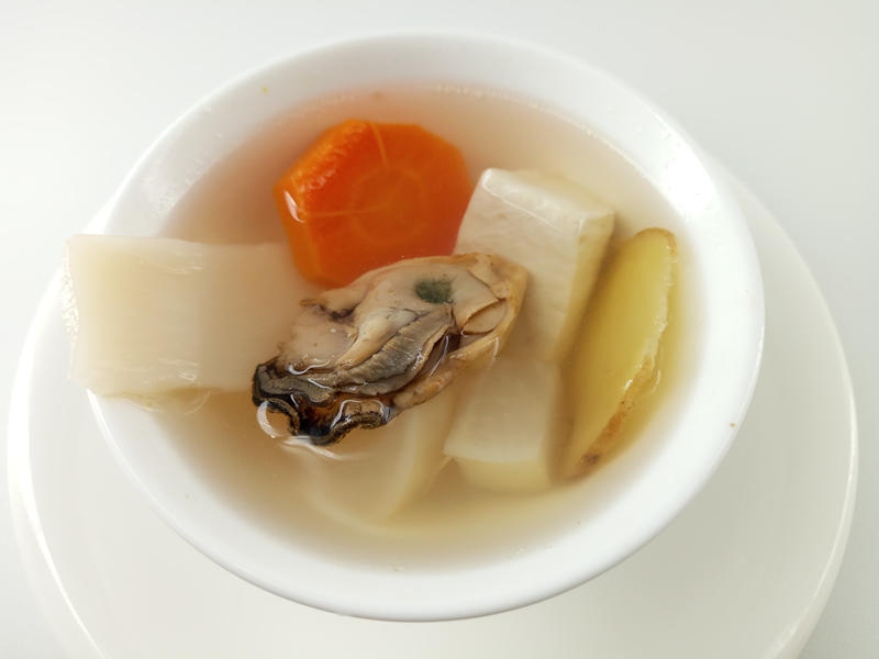 家人汤谱|三白牡蛎汤，促进骨骼生长的做法
