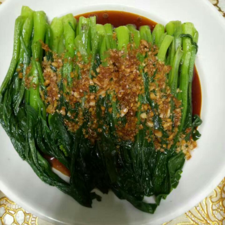 蒜蓉菜芯