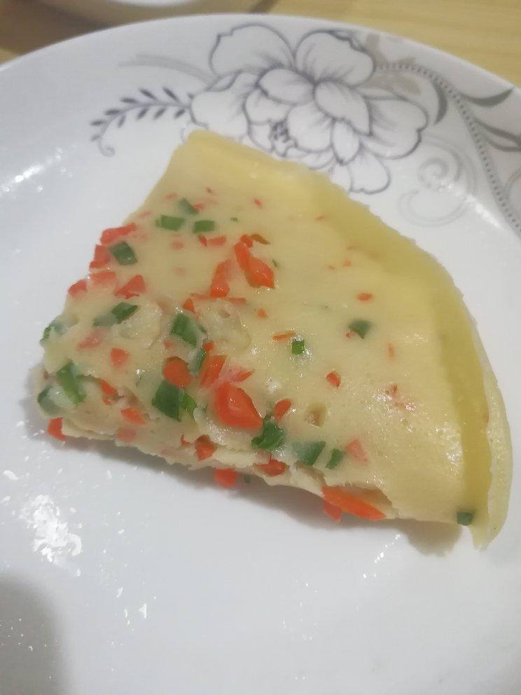 简单快手蔬菜鸡蛋煎饼