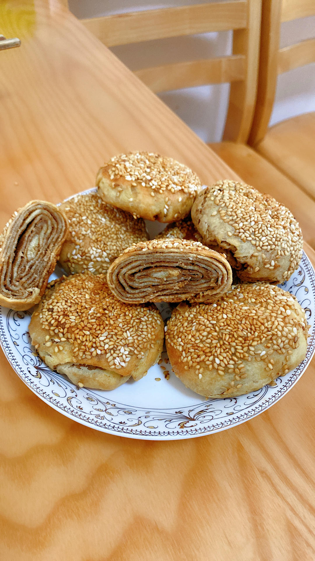 京味陈老北京芝麻烧饼图片