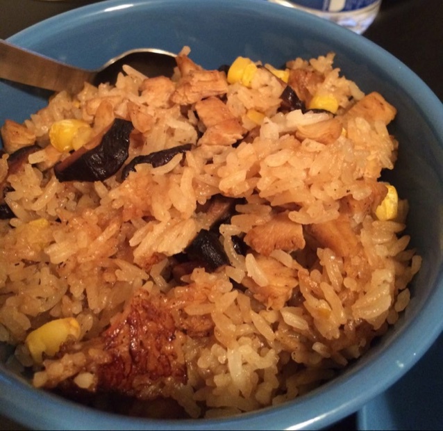 香菇鸡肉饭